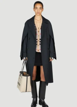 Cotness Double-Breasted Trench Coat>Burberry New