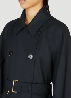 Cotness Double-Breasted Trench Coat></noscript>Burberry New