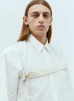 Men Dries Van Noten Shirts^Cotton Strap Shirt