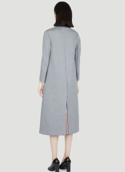 Cotton-Jersey Pea Coat><noscript><img width=