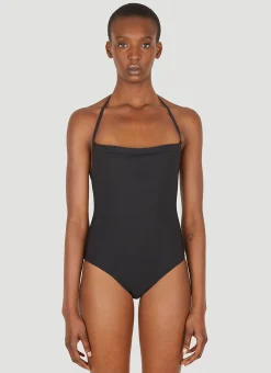 Cowl Neck Swimsuit>Saint Laurent