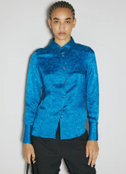 Crinkle Fitted Shirt>Song for the Mute