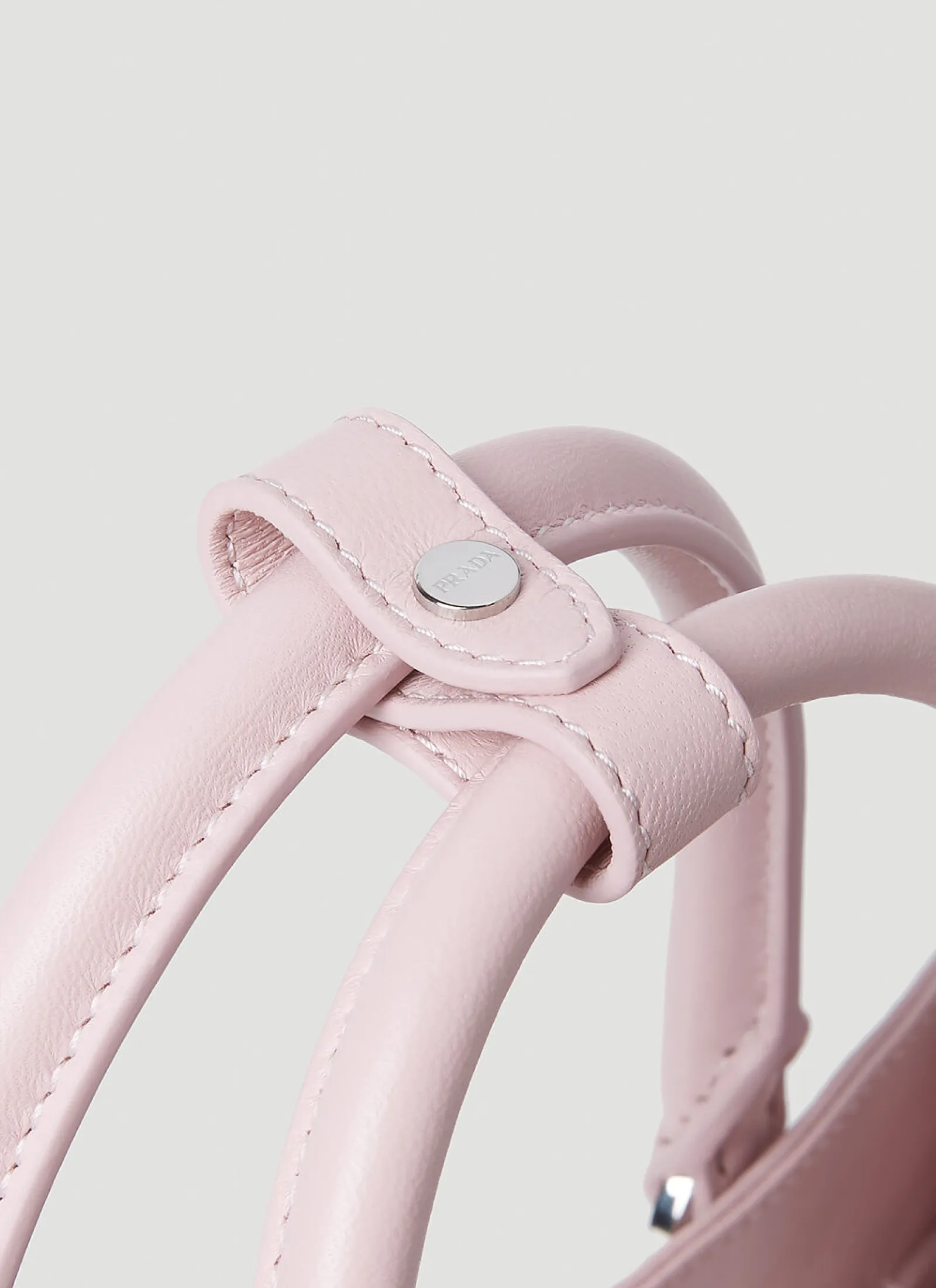 Crinkled Leather Tote Bag>Prada Discount