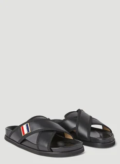 Men Thom Browne Sandals^Criss Cross Sandals