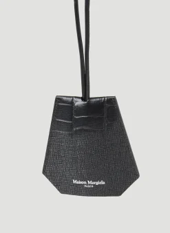 Men Maison Margiela Keyrings^Croc Embossed Leather Keyring