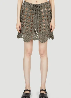 Crochet Mini Skirt>GANNI Clearance