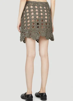 Crochet Mini Skirt></noscript>GANNI Clearance
