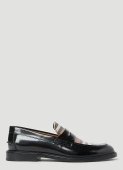 Men Burberry Loafers^Croftwood Check Loafers