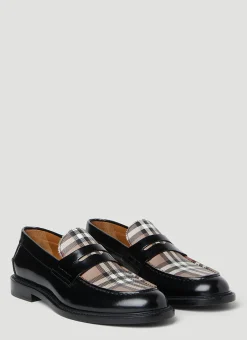 Men Burberry Loafers^Croftwood Check Loafers