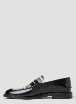Men Burberry Loafers^Croftwood Check Loafers