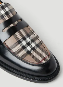 Men Burberry Loafers^Croftwood Check Loafers