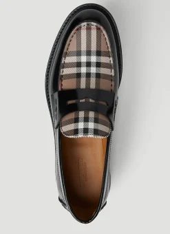 Men Burberry Loafers^Croftwood Check Loafers