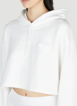 Cropped Hooded Sweatshirt><noscript><img width=