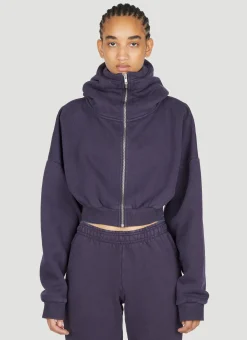 Cropped Hooded Zip-Up Sweatshirt>Entire Studios Hot