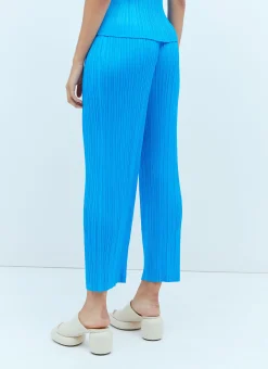 Cropped Pleated Pants>Pleats Please Issey Miyake