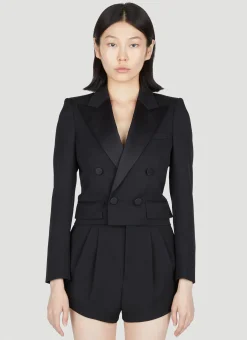 Cropped Tuxedo Blazer>Saint Laurent Best