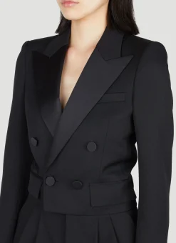 Cropped Tuxedo Blazer></noscript>Saint Laurent Best