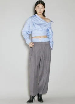 Cropped Wrapped Shirt>Alexander Wang Online
