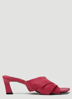 Cross Fringe Heeled Sandals>Reike Nen Hot