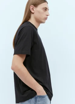 Men ICE & TECHNO T-Shirts^Cross Logo Print T-Shirt