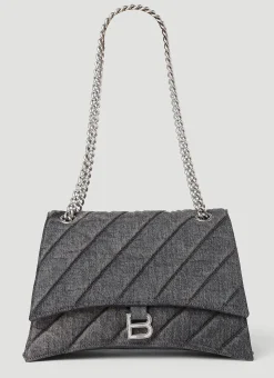 Crush Chain Leather Shoulder Bag>Balenciaga Hot