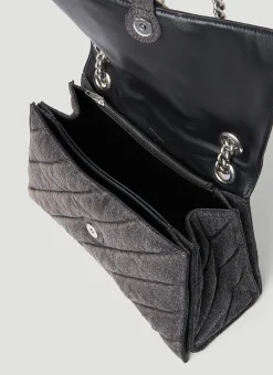 Crush Chain Leather Shoulder Bag></noscript>Balenciaga Hot