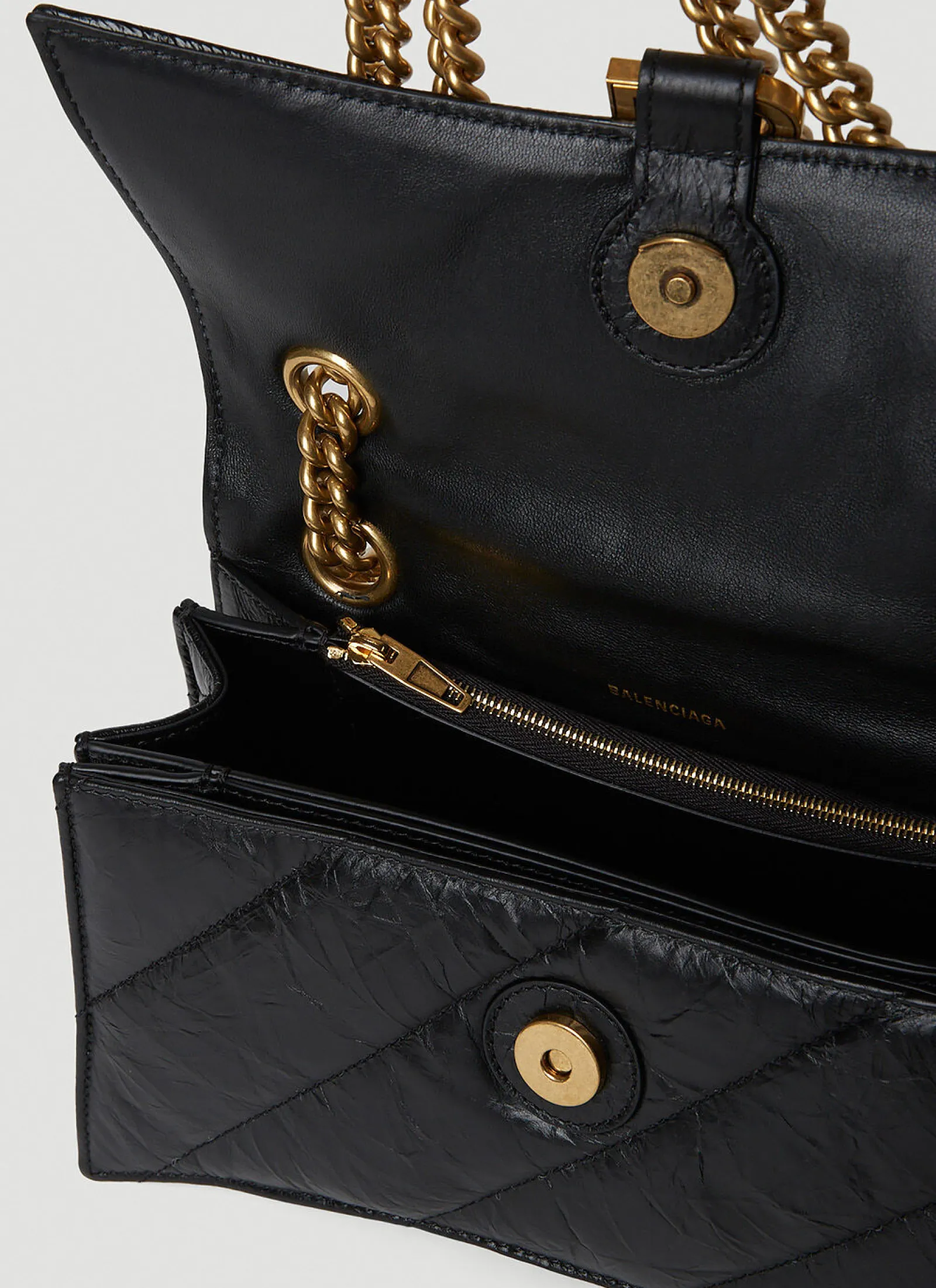 Crush Chain Small Shoulder Bag>Balenciaga