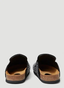 Crystal Backless Penny Loafers><noscript><img width=