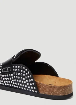 Crystal Backless Penny Loafers><noscript><img width=