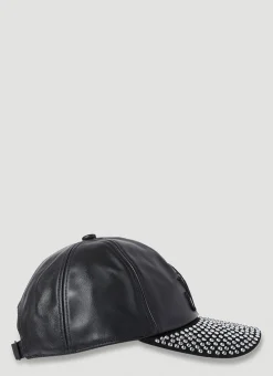 Men JW Anderson Hats^Crystal Embellished Baseball Cap