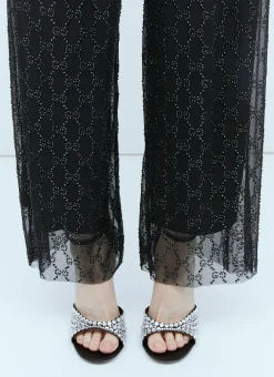 Crystal Embellished High Heel Sandals>Gucci Hot