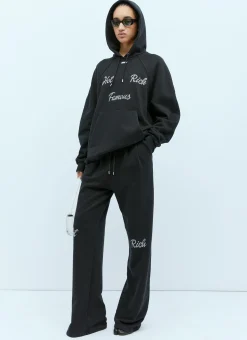 Crystal Embellished Hooded Sweatershirt>AVAVAV