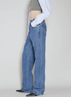 Crystal Embellished Jeans></noscript>Alexander Wang