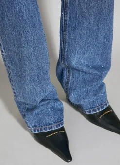 Crystal Embellished Jeans></noscript>Alexander Wang