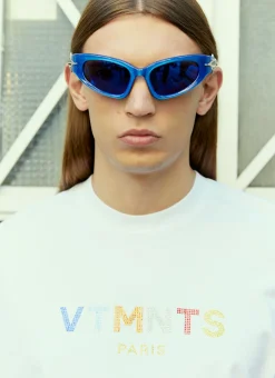 Men VTMNTS T-Shirts^Crystal Embellished Logo T-Shirt