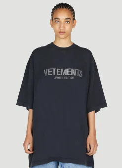 Crystal Logo T-Shirt>VETEMENTS Discount