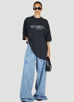 Crystal Logo T-Shirt>VETEMENTS Discount