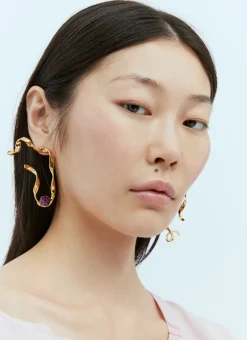 Men Dries Van Noten Jewellery^Curly Earrings