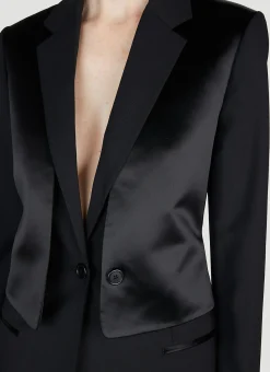 Cut Out Blazer><noscript><img width=