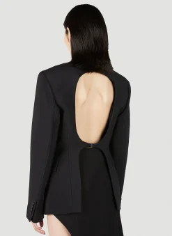 Cut Out Blazer><noscript><img width=