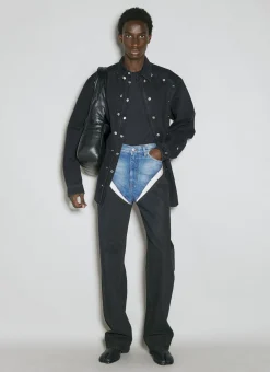 Men Y/Project Jeans^Cut Out Denim Jeans