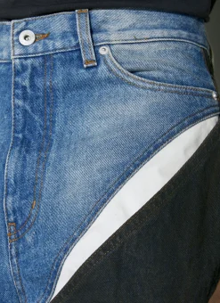 Men Y/Project Jeans^Cut Out Denim Jeans