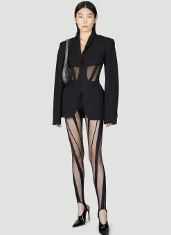 Cut Out Illusion Leggings>Mugler Best