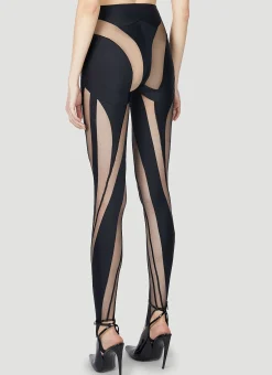 Cut Out Illusion Leggings><noscript><img width=