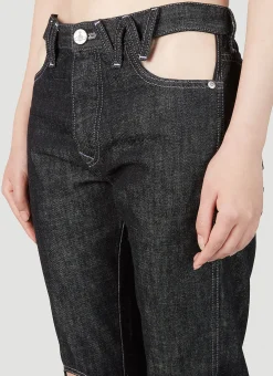 Cut Out Jeans><noscript><img width=