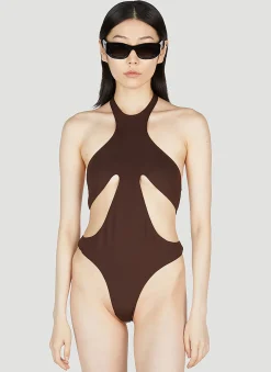Cut Out Swimsuit>Mugler Outlet