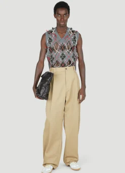 Men Maison Margiela Tops^Cut-Out Knit Gilet