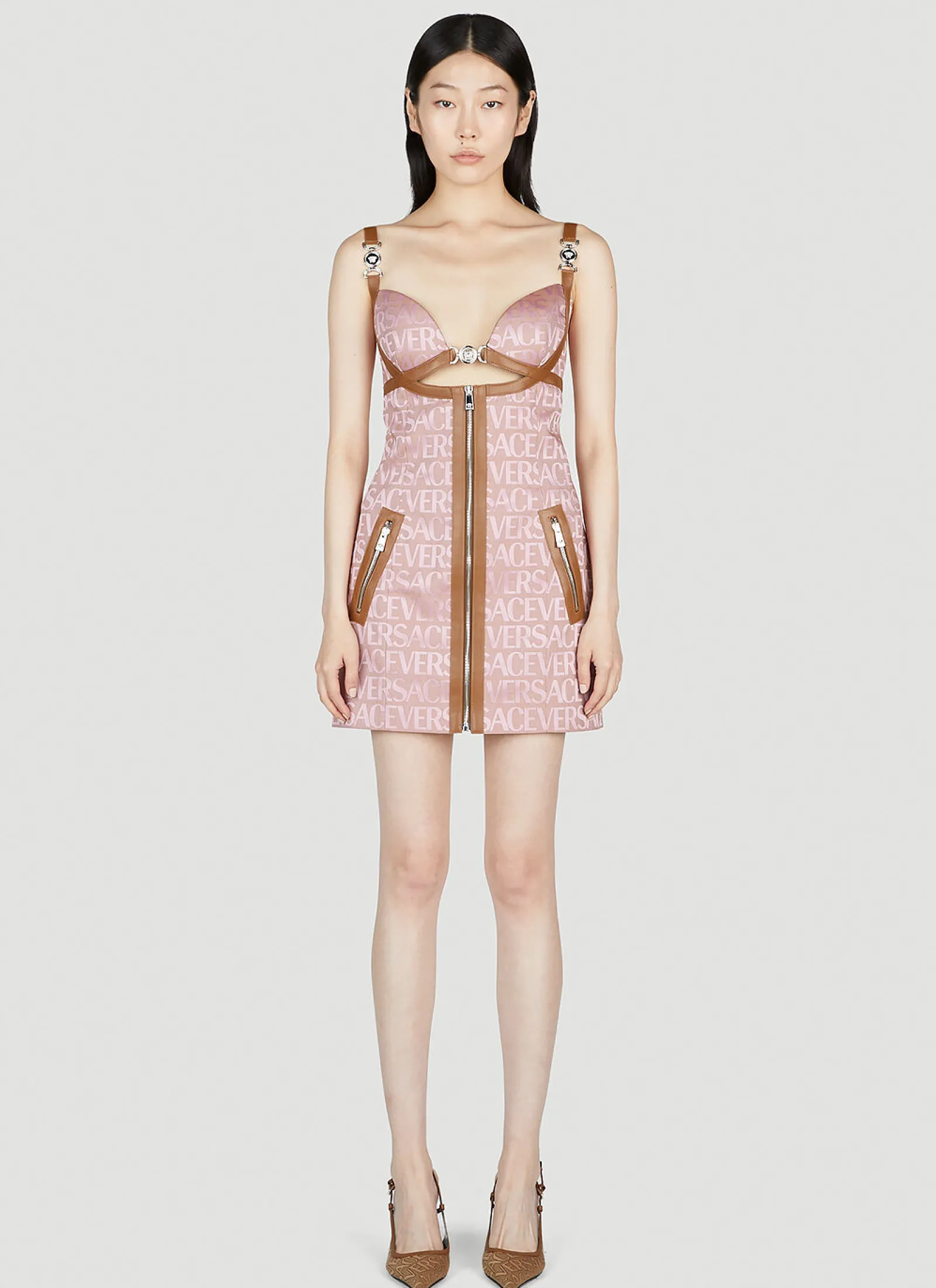 Cut-Out Medusa Dress>Versace Clearance