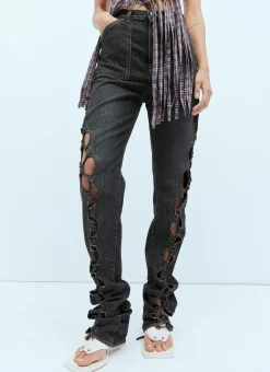 Cut-Out Mom Denim Jeans>AVAVAV Discount