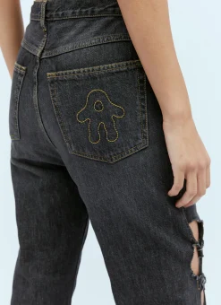 Cut-Out Mom Denim Jeans>AVAVAV Discount